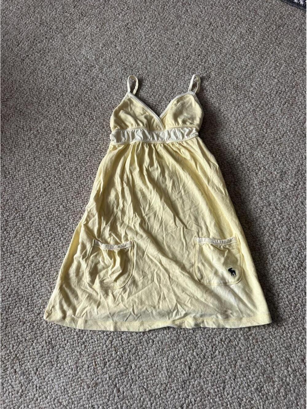 vintage Abercrombie baby doll mini dress/top